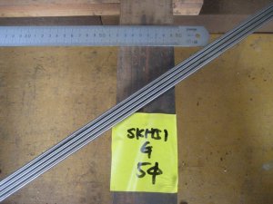 画像1: SKH51ドリルロッド　直径5mm×定尺2m＝1個、定尺2mを二等分切断 (1)