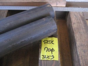 画像2: S25C黒皮丸棒　直径70mm×300mm＝1本 (2)