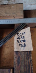 画像1: SCM435ミガキ　直径7mm×定尺3m＝1本、1m×2本＋残切断 (1)