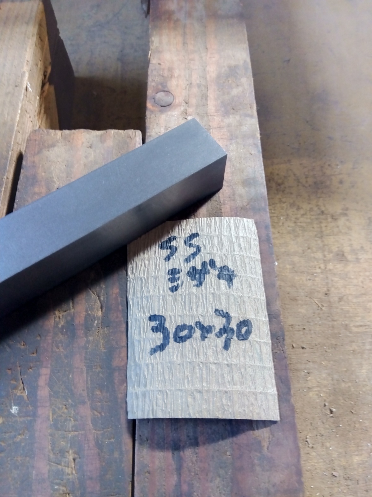 SSミガキ　30mm×30mm×500mm＝1本